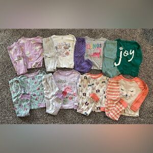 Girl’s Winter Pajama Lot